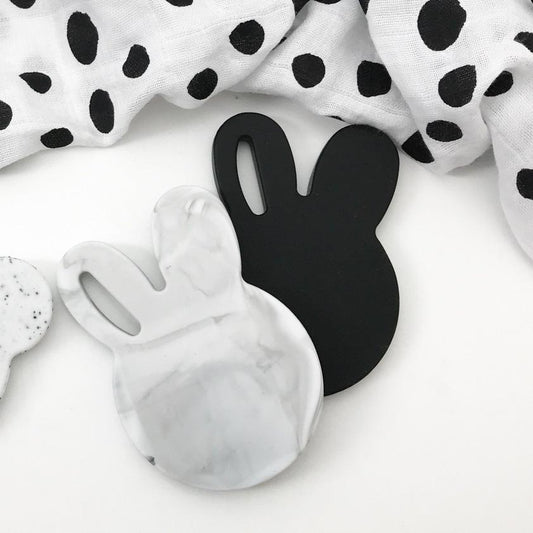 ONE CHEW THREE - BUNNY Silicone Teething Disc