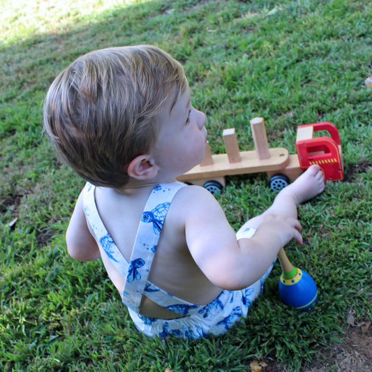 NURA - Turtle Bobby Playsuit