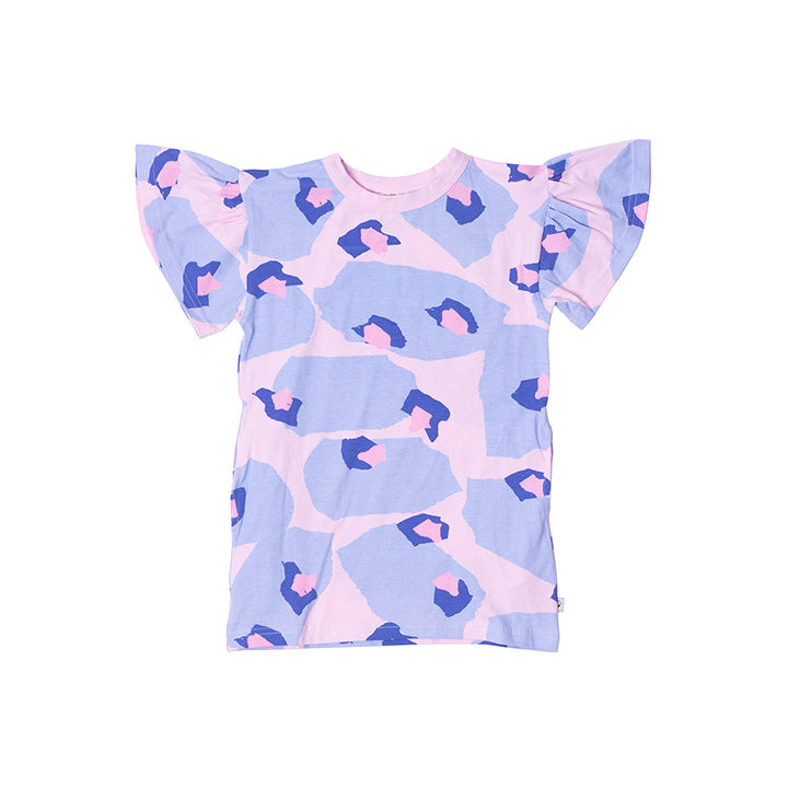 MILK & MASUKI - Jaguar Ruffle Sleeve Dress