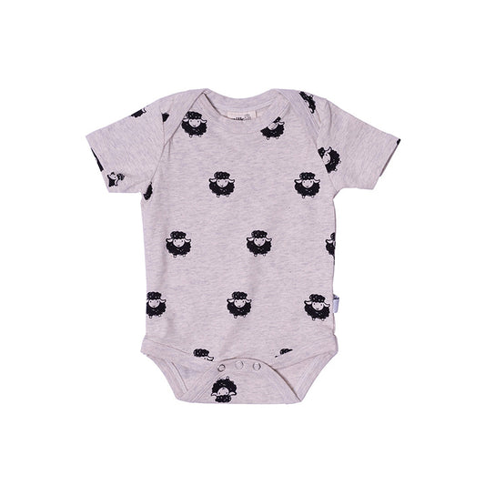 MILK & MASUKI - Bahh Short Sleeve Bodysuit