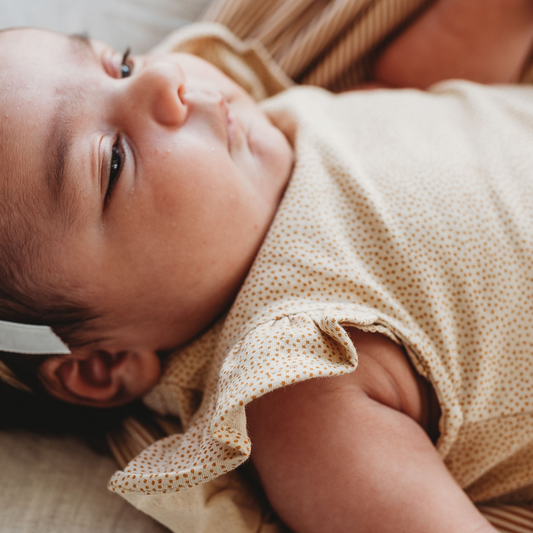 THE REST - Flutter Sleeve Bodysuit | Sand