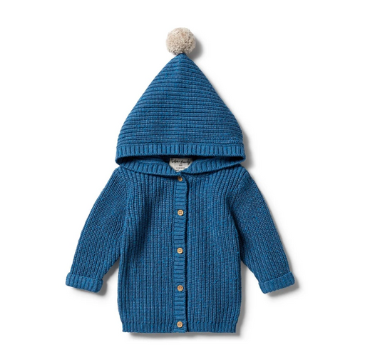 WILSON & FRENCHY - Knitted Jacket | Denim Fleck