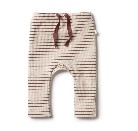 WILSON & FRENCHY - Organic Stripe Rib Legging | Wild Ginger