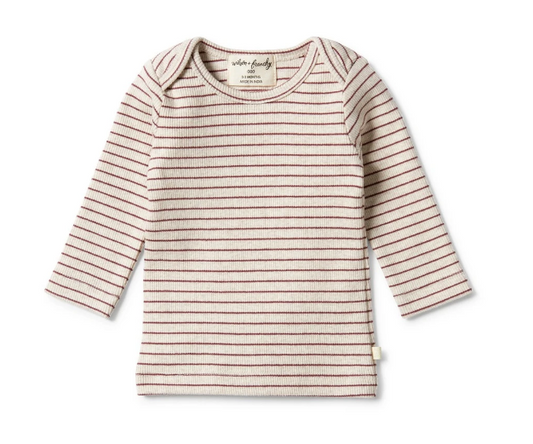 WILSON & FRENCHY - Organic Stripe Rib Top | Wild Ginger