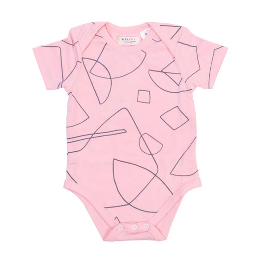 MILK & MASUKI - Neon Kite Pentimento Pink Bodysuit