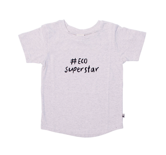 MILK & MASUKI - Grey #ecosuperstar tee
