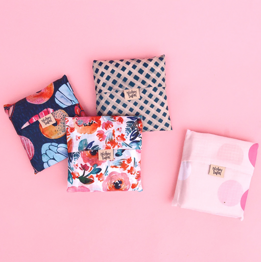 THE SOMEWHERE CO. - Candy Florals Reusable Shopping Bag