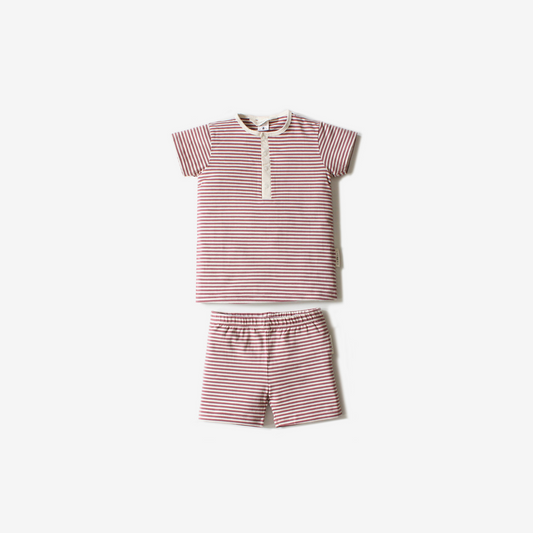 THE REST - Summer Pj Set | Berry Stripe