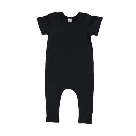 LITTLE WOLFIE - Wolfie Black Romper