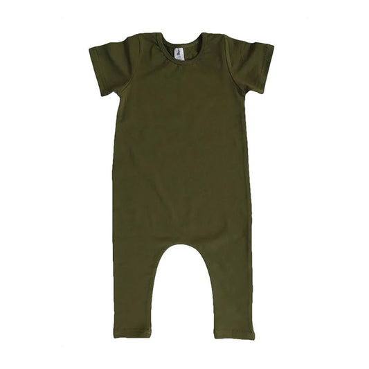 LITTLE WOLFIE - Wolfie Khaki Romper