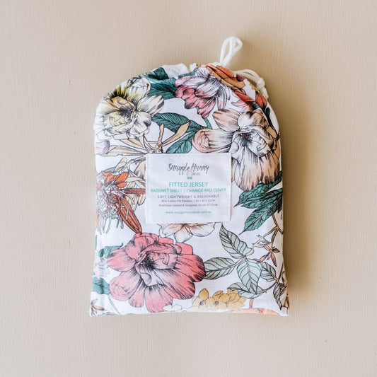 SNUGGLE HUNNY - Bassinet Sheet/Change Pad Cover | Australiana