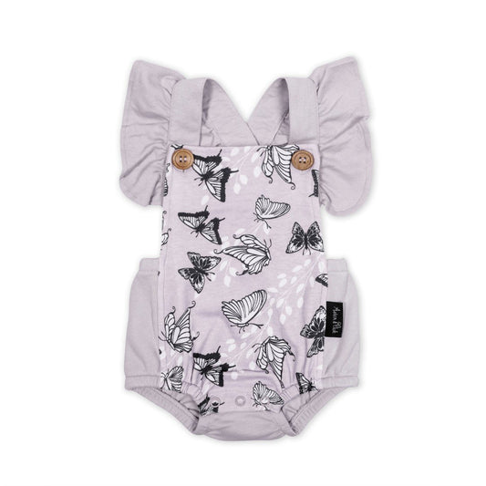 ASTER & OAK - Butterfly Cross Back Playsuit | Iris