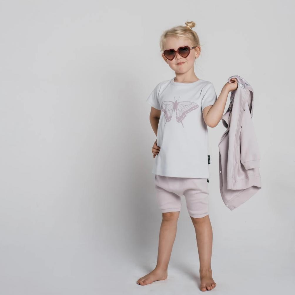 ASTER & OAK - Butterfly Print Tee | Lilac