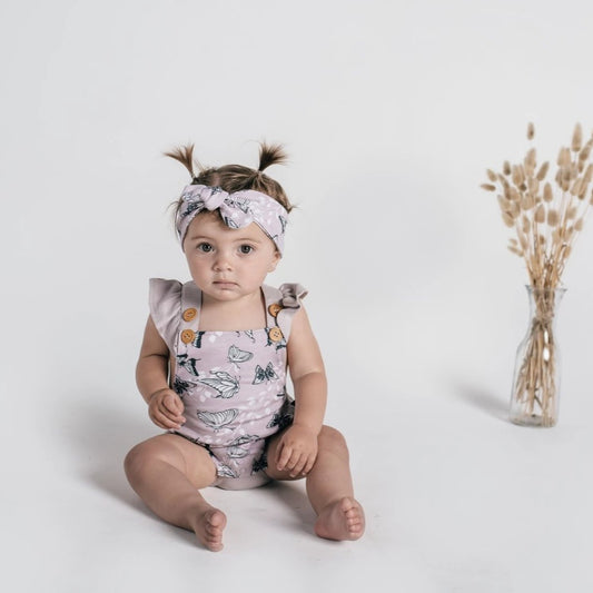 ASTER & OAK - Butterfly Cross Back Playsuit | Iris