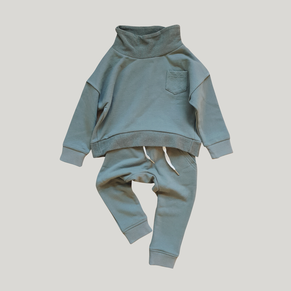 SUSUKOSHI - CozyWear Funnel Neck Pullover Dusk