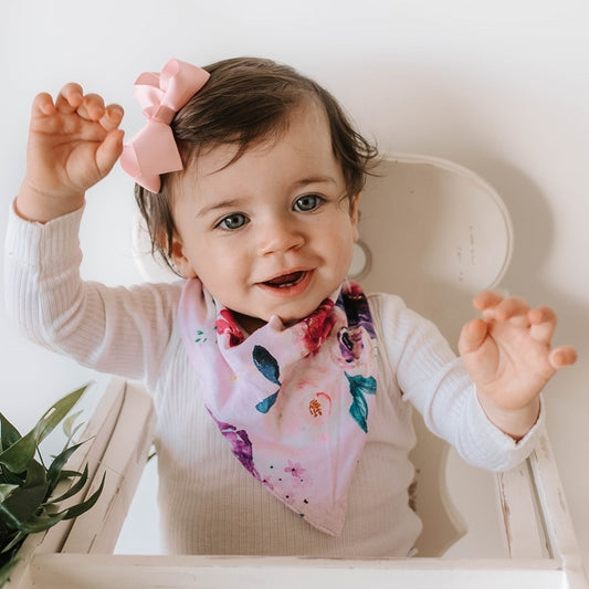SNUGGLE HUNNY - Dribble Bib | Floral Kiss