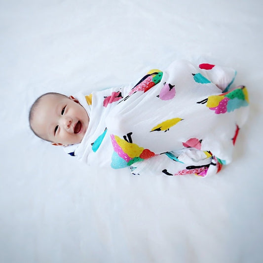 SUKI MCMASTER - XL Bamboo Muslin Swaddle - SHEEP