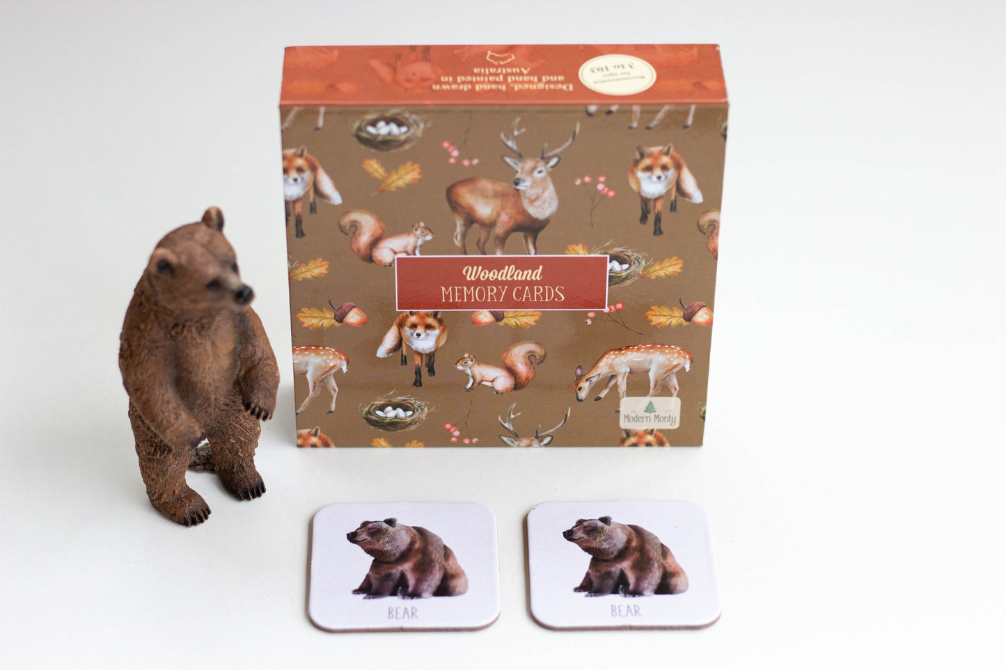 MODERN MONTY - Woodland Memory Card Game