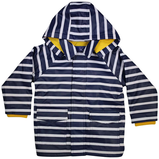 KORANGO - Striped Raincoat | Blue