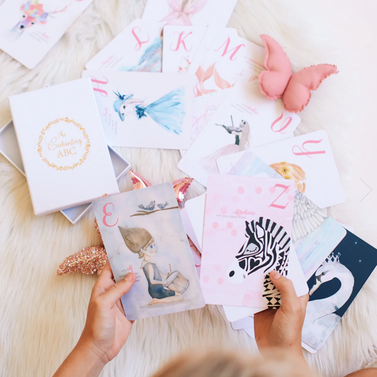ADORED ILLUSTRATIONS - The Enchanting ABC Flash Cards