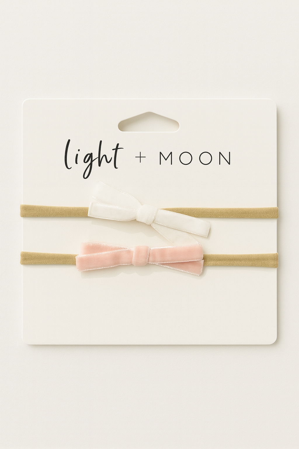 LIGHT + MOON - Velvet Headband 2pk