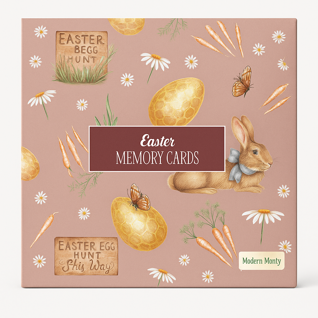 MODERN MONTY - Easter Memory Card Game