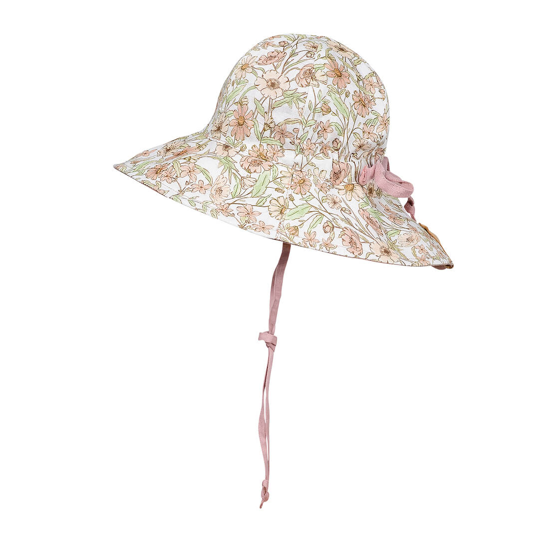 BEDHEAD HATS - 'Wanderer' Panelled Bucket Sun Hat | Poppy/Rosa