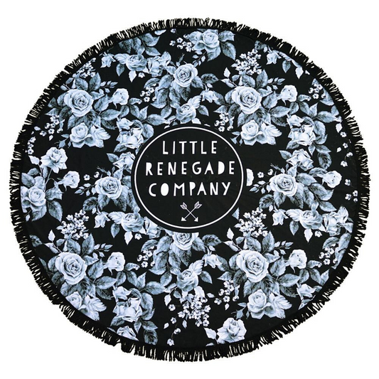 LITTLE RENEGADE COMPANY - Midnight Blossom Round Towel