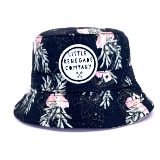 LITTLE RENEGADE COMPANY - Floral Valentine Reversible Bucket Hat