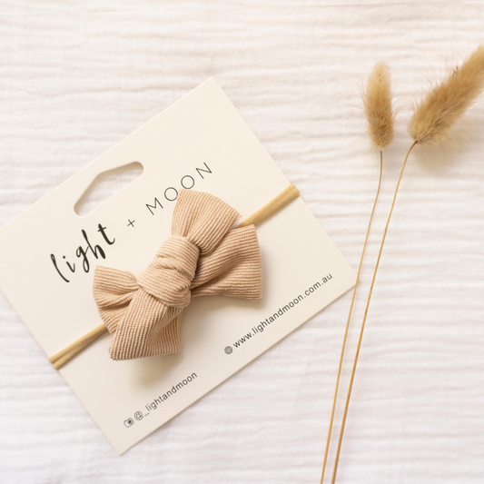 LIGHT + MOON - Lux bow headband