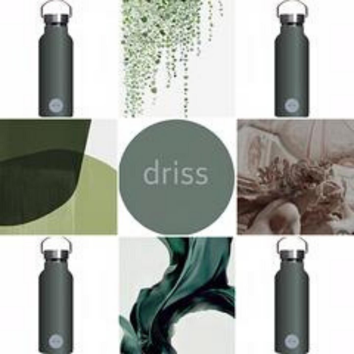 PORTER GREEN - Double Walled Insulated Drink Flask | Driss | Sherwood