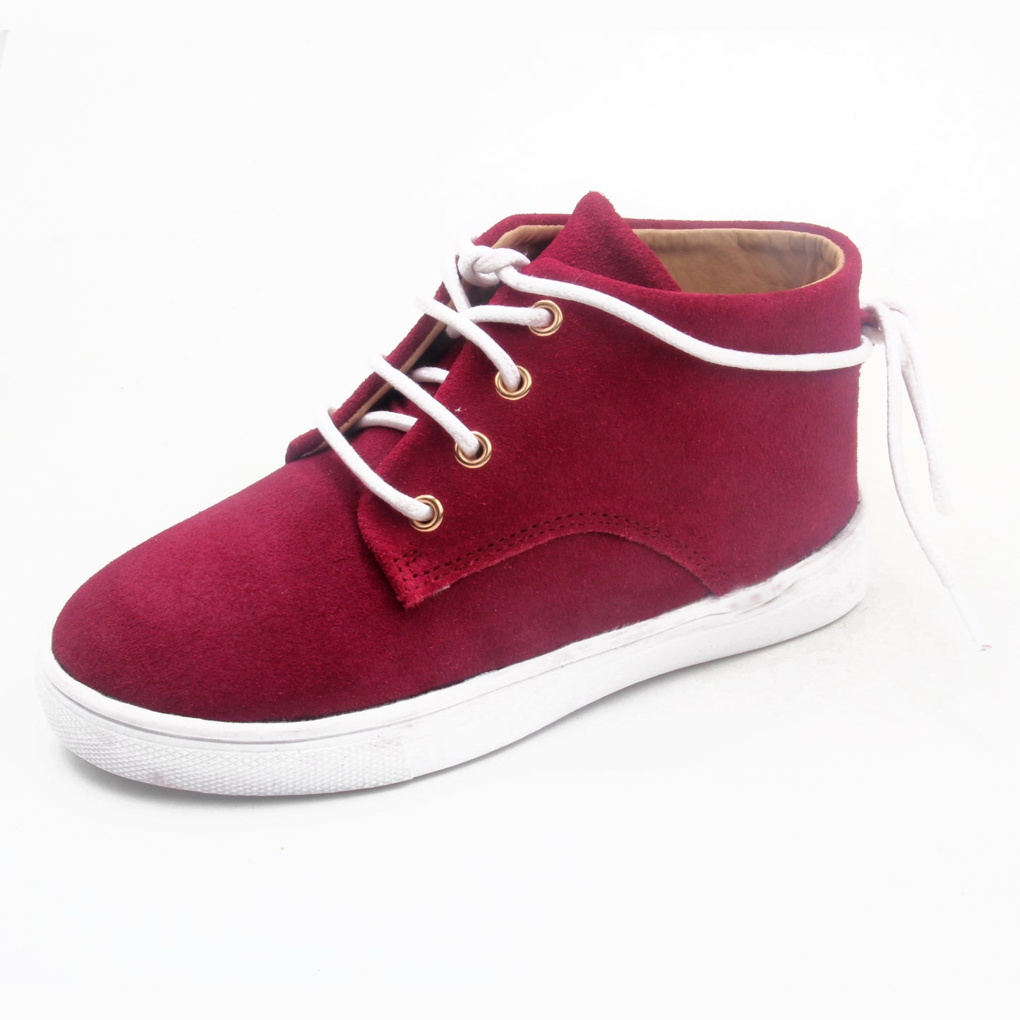 WILD CHASE - Maroon | Gelato Suede Leather Sneaker