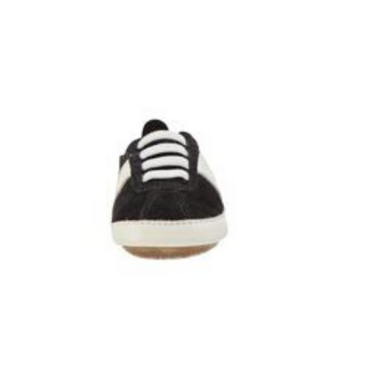 OLD SOLES - Vintage Bambini | Black Suede / White