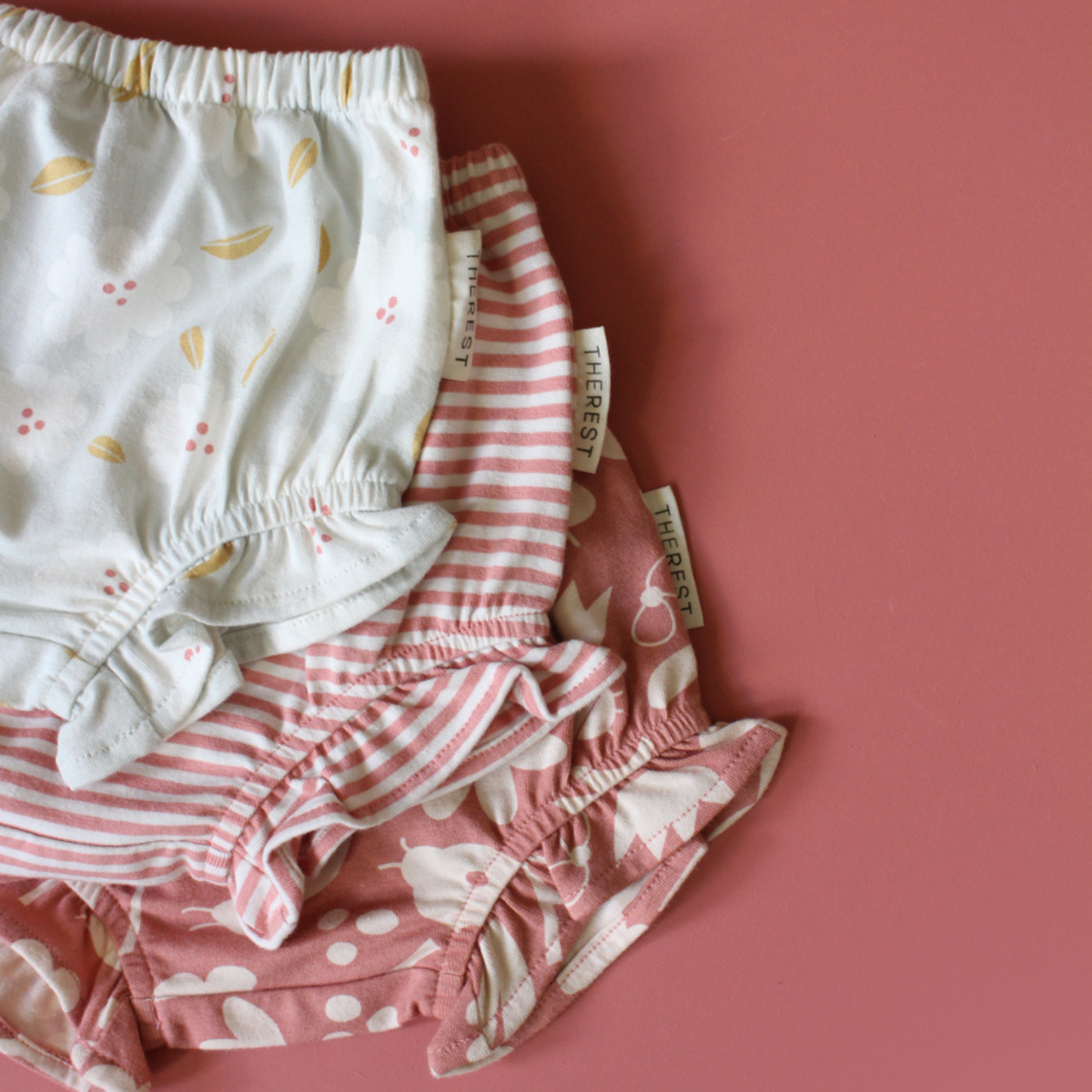 THE REST -  Frill Bloomers | Clay Stripe