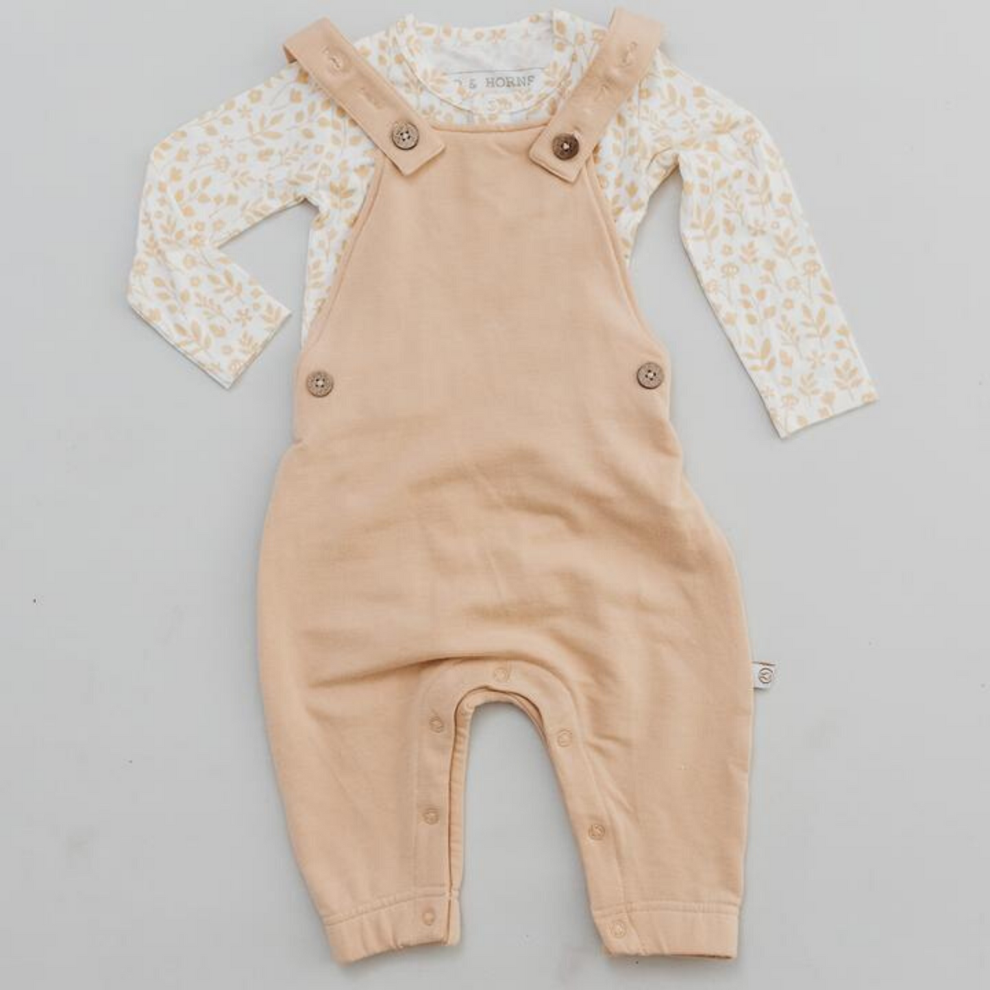 HALO & HORNS - Scout Overalls Bamboo French Terry | Wheat