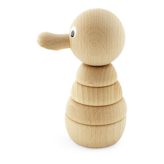HAPPY GO DUCKY - Wooden Stacking Puzzle Duck - Franklin