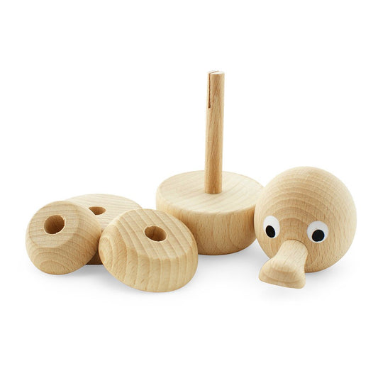 HAPPY GO DUCKY - Wooden Stacking Puzzle Duck - Franklin