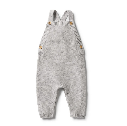 WILSON & FRENCHY - Knitted Overall | Grey Fleck