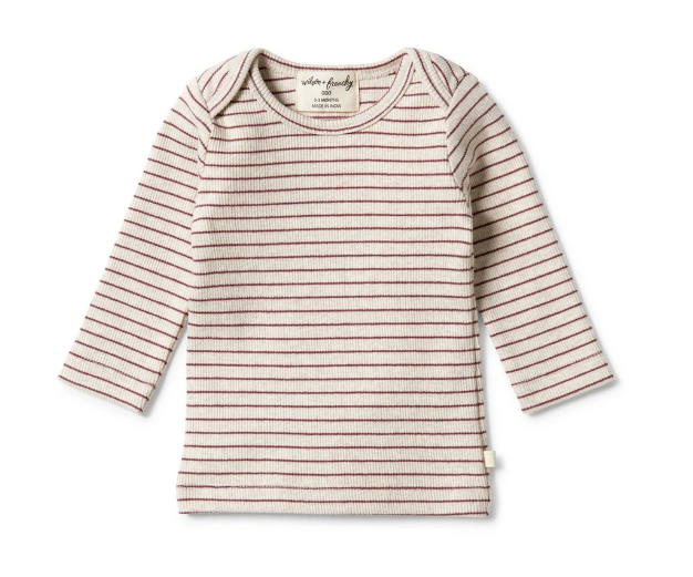WILSON & FRENCHY - Organic Stripe Rib Top | Wild Ginger