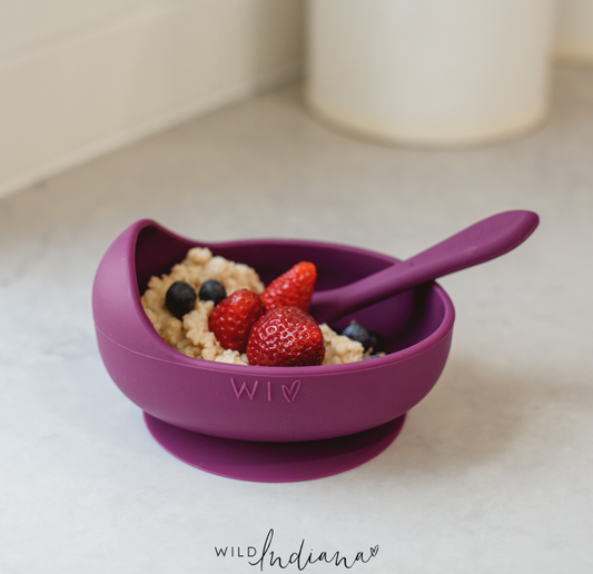 WILD INDIANA - Winter LIMITED EDITION Silicone Bowl Set | Plum