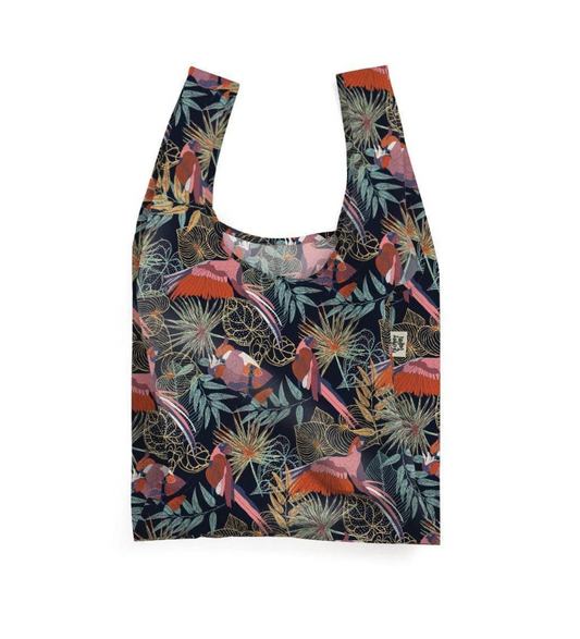 THE SOMEWHERE CO. - Tropical Birds Reusable Shopping Bag