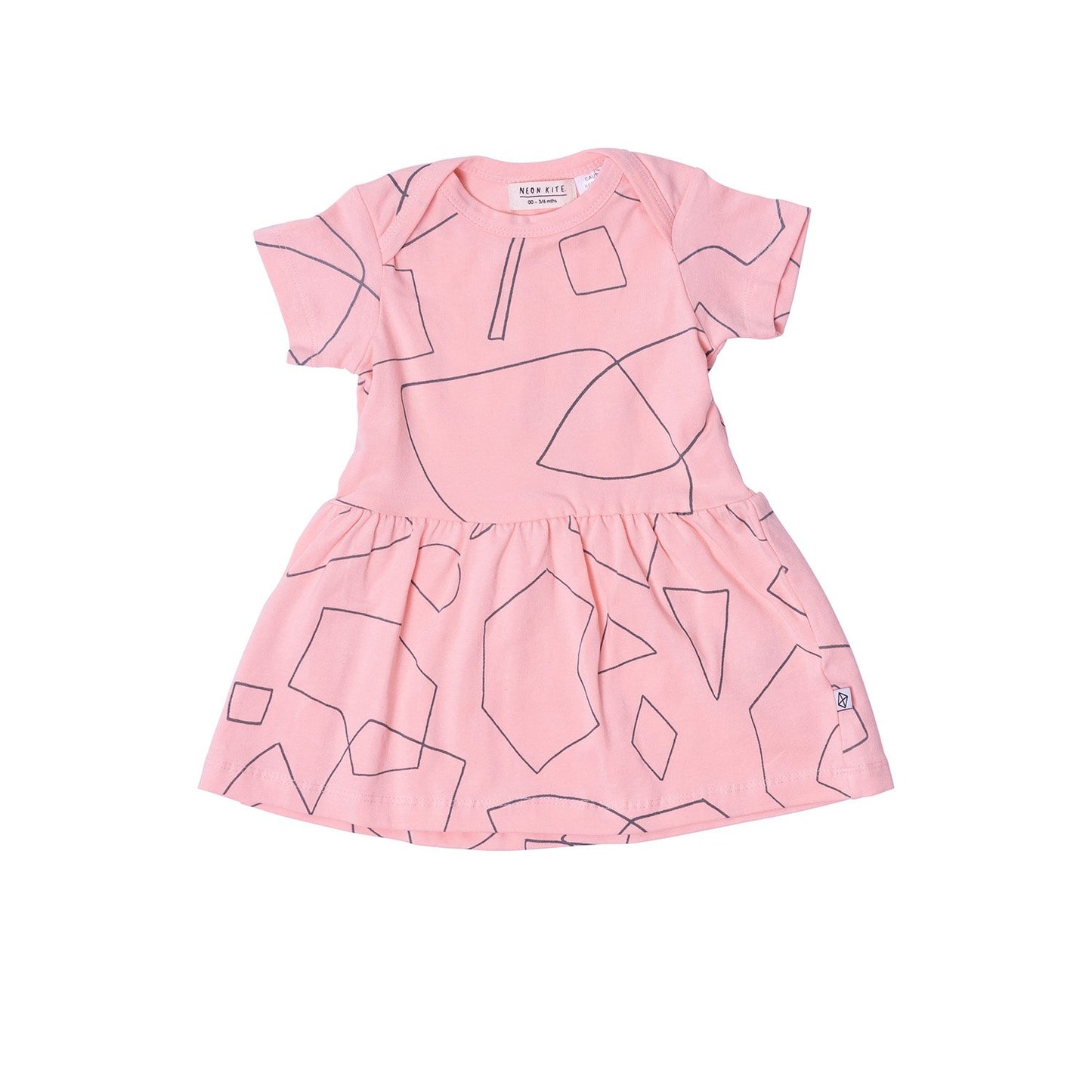 MILK & MASUKI - Pentimento Pink Neon Kite Dress